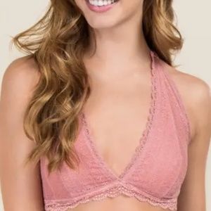 Mia Strappy Halter Lace Bralette